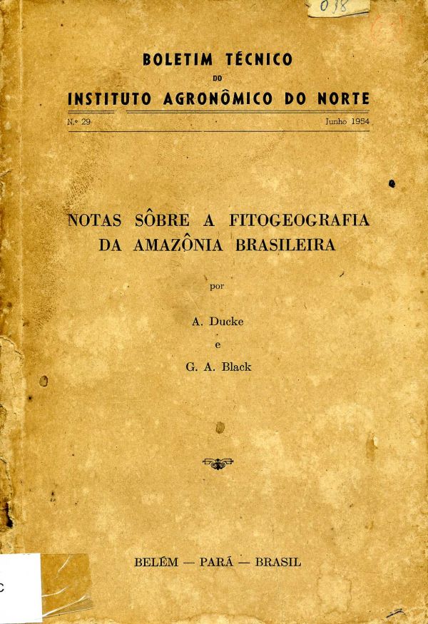 Notas sobre a Fitogeografia da Amazônia Brasileira - 581 DUC